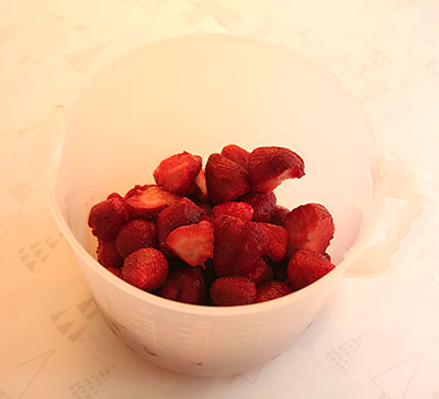 клубничный сок смузи