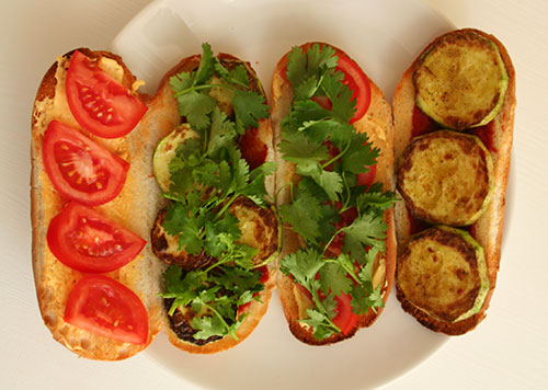 горячий легкий бутерброд